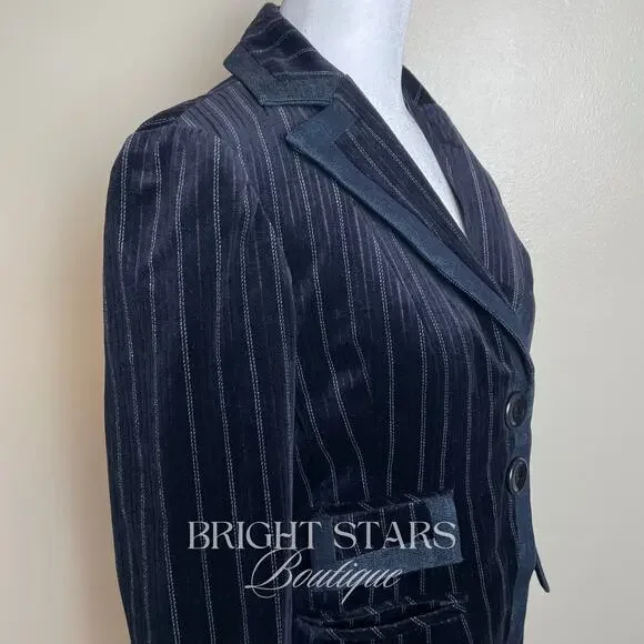 Extremely Rare Velvet Blazer ASO Rosalie Hale Twilight Promotional Images Blue - Picture 8 of 12